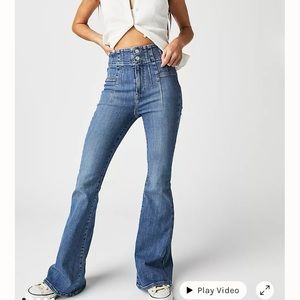We the Free Free People Jayde Flare Jeans Size 26